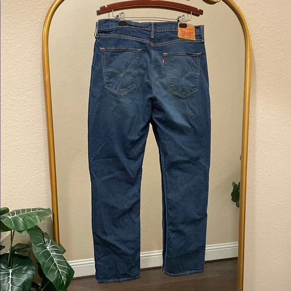 Levi's 514 Blue Jeans Straight Classic Style Mens Size 36